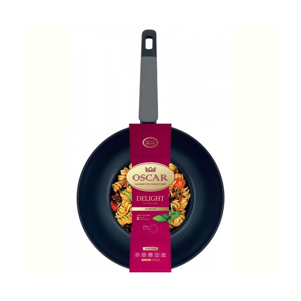 Сковорідка wok 28 см Ringel Oscar Delight антипригарне покриття литий алюміній арт. OSR-1105-28W OSR-1105-28W фото