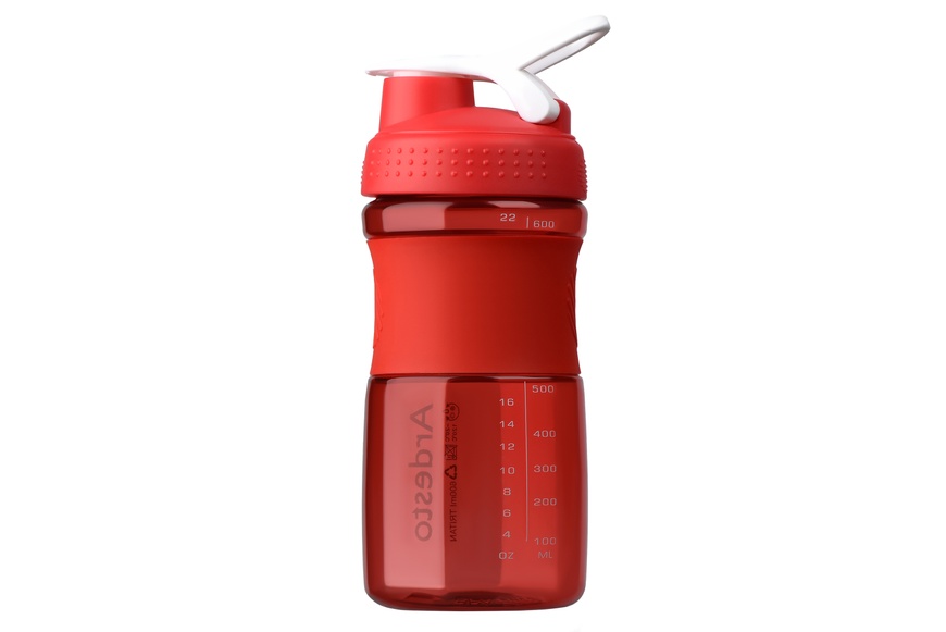 Бутылка для воды Ardesto Smart bottle 600 мл красная тритан арт. AR2202TR AR2202TR фото